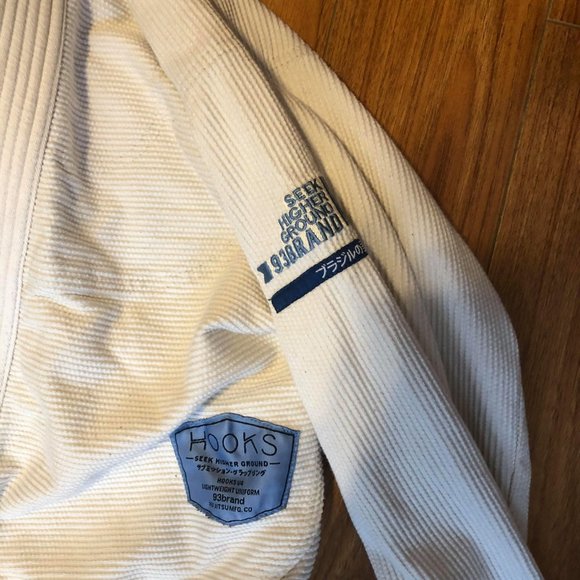 BJJ Unbleached Hooks v3 93brand Jiu Jitsu GI - Picture 3 of 4